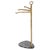 Italian Art Deco Brass and Black Marble Towel Stand in the style of Gio Ponti, 1920s For Sale - Image 13 of 13
