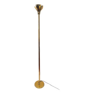 Italian Floor Lamp in Brass by Gianfranco Frattini, 1980s For Sale
