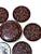 1960s Japanese Lacquerware Coasters – Vintage Asian Barware Set With Box For Sale - Image 9 of 11