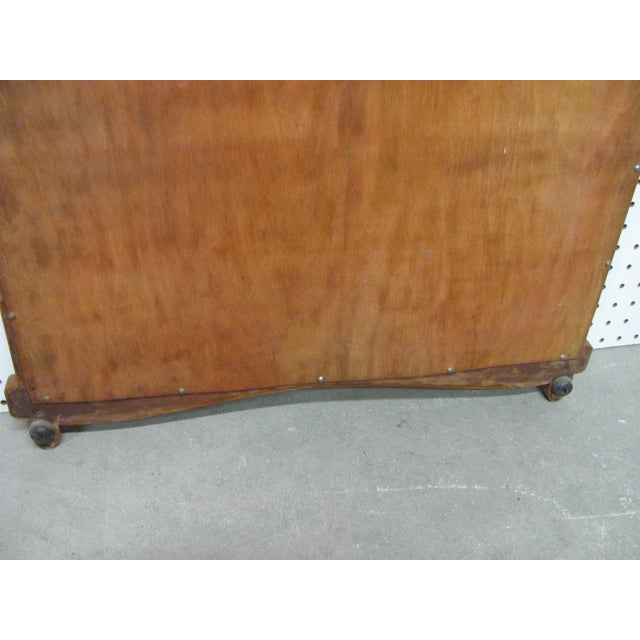 Wood Maple Wall Mirror Attributed to Cushman of Vermont 1920s - 1940s For Sale - Image 7 of 7