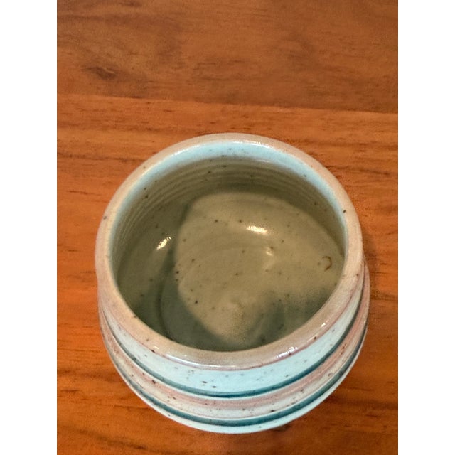 Late 20th Century Vintage Pottery Handmade Signed by Artist For Sale - Image 5 of 11