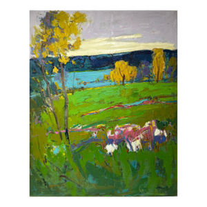 Impressionistic Landscape Original Oil Painting