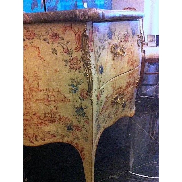Louis XV Genoese Painted Chest of Drawers For Sale - Image 10 of 12