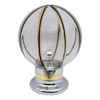 Mid-Century Modern Italian Sugar Toni Table Lamp in Murano Glass, 1970 For Sale