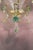 Classical Luxury Venetian Pink and Green Floreal Murano Glass Wall Sconce For Sale - Image 4 of 5