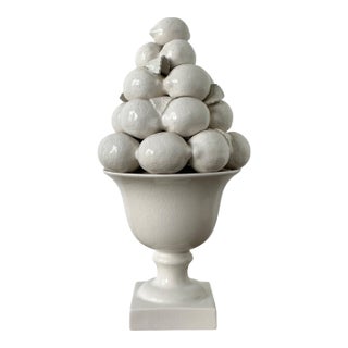 Vintage Ceramic Lemon Topiary For Sale