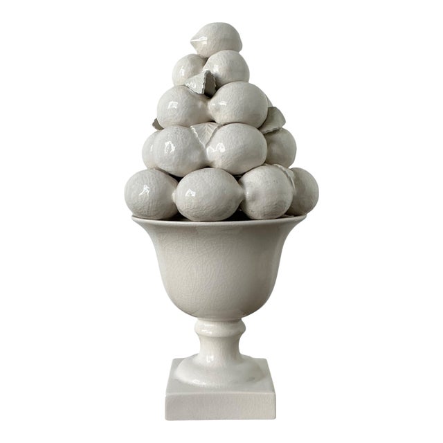 Vintage Ceramic Lemon Topiary For Sale