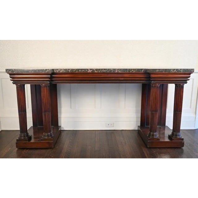 Traditional 19th Century English Regency Rosewood Serving Table Console For Sale - Image 3 of 8