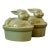 Vintage Boho Petite Bunny Lidded Casserole Dishes - A Pair For Sale