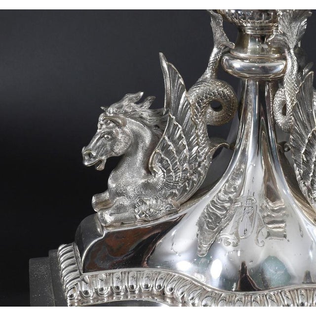 Antique Victorian Centrepiece Candelabra attributed to Elkington, 19th Century For Sale - Image 10 of 18