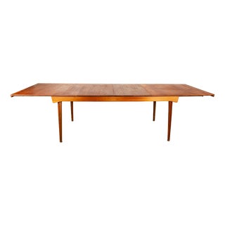 Large Model 542 Extendable Table in Teak by Inger Klingenberg for France & Son, 1960s For Sale