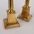 Antique Candleholders with Square Base and Circular Feet in Gilded Bronze, Set of 2 For Sale - Image 6 of 10