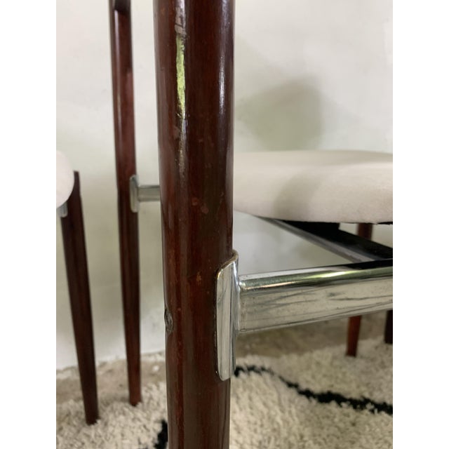 Vintage Dining Chairs by C. Denekamp for Thereca, 1960s, Set of 4 For Sale - Image 4 of 12