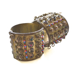 1960s Bohemian Indian Cuffs For Sale