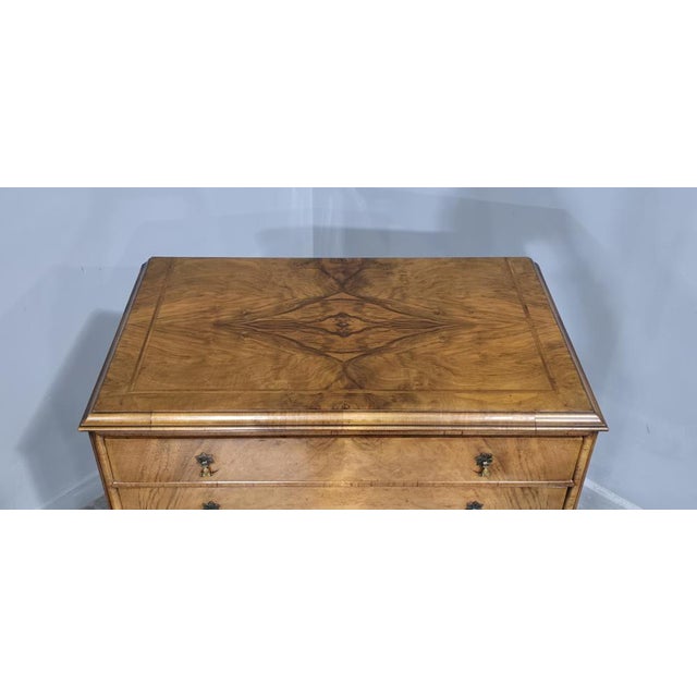 Antique Walnut Chest of Drawers, 1910 For Sale - Image 6 of 13