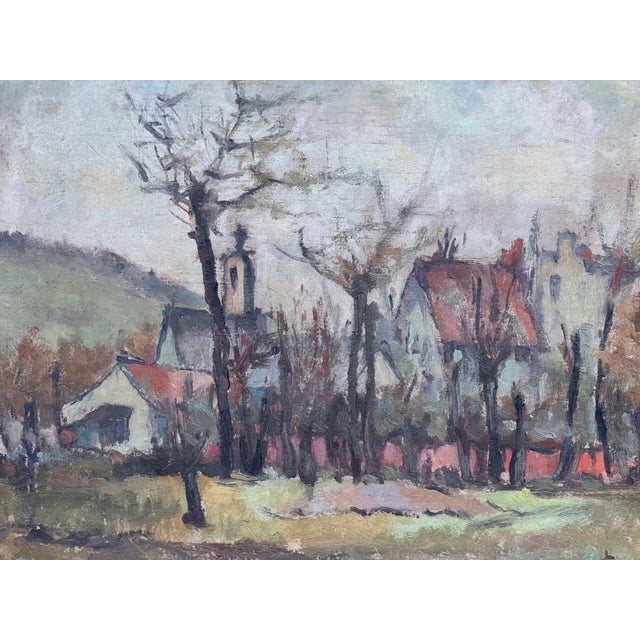 1950s Village Scene by George René Sinicki For Sale - Image 4 of 7