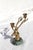 Figurative 1980s Petites Choses Brass Deer Candelabra With Green Marble Base For Sale - Image 3 of 8