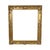 Large gold-colored vintage pine frame with a very beautiful aged patina, entirely in classic Baroque style, decorated with...