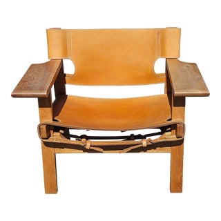 1960s Spanish Chair Børge Mogensen Style Chair For Sale