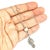 Metal Diamond South Sea Pearl Drop Necklace 14k White Gold Certified For Sale - Image 7 of 8