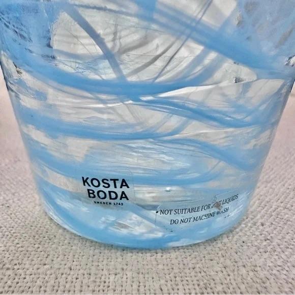 2000 - 2009 Kosta Boda Ulrica Hydman-Vallien Mine Swirl Glass For Sale - Image 5 of 6