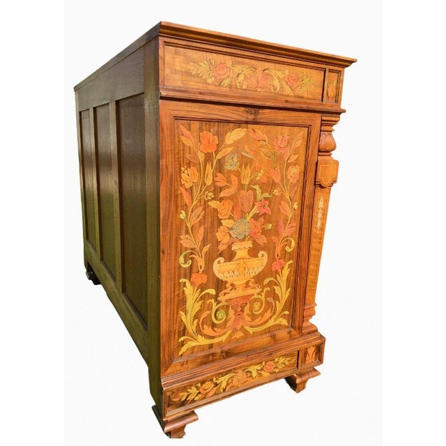 Napoleon III Marquetry Commode For Sale - Image 10 of 12