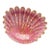 Late 19th Century Moser Cranberry Glass Shell Dish With Enamel & Gilt For Sale