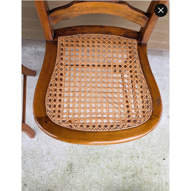 Brown Early 19th Century Antique Federal Period Birds Eye and Tiger Maple Chairs (Set of Two) For Sale - Image 8 of 8