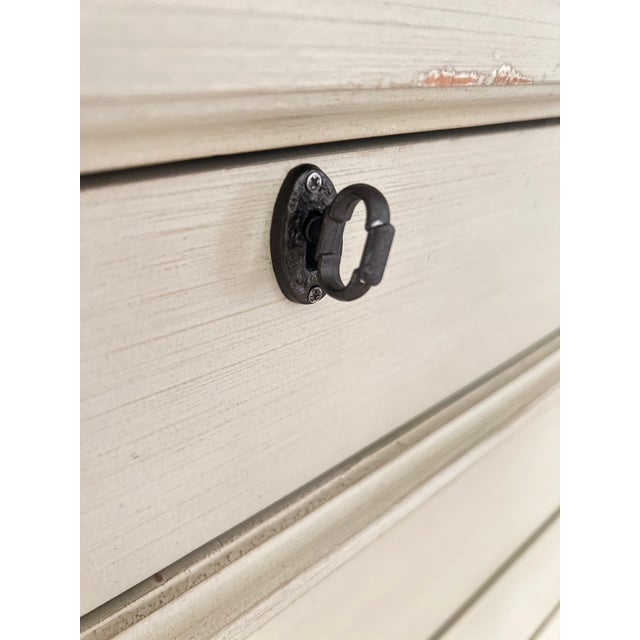 2010s Restoration Hardware St James Dresser in Antiqued Taupe For Sale - Image 5 of 9