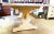 Wood Vintage White Solid Oak Dining Table For Sale - Image 7 of 10