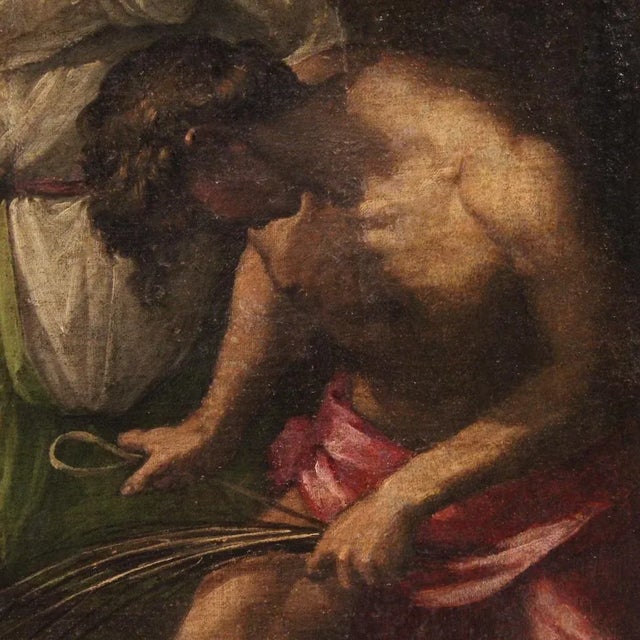 Italian Artist, Flagellation of Christ, 1630, Oil on Canvas, Framed For Sale - Image 6 of 16