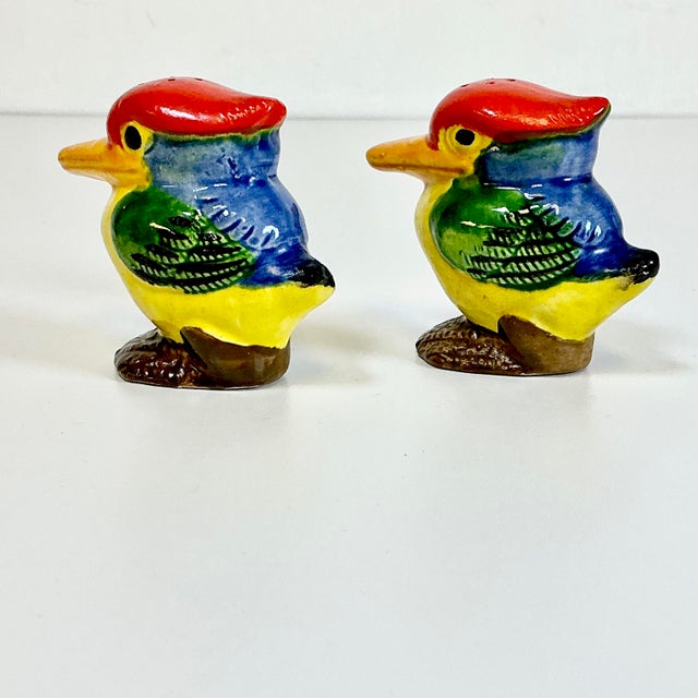 1950s Vintage Coastal Boho Chic Sanderling Shore Bird Salt & Pepper Shakers - A Pair For Sale - Image 14 of 14