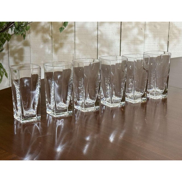 Crystal Orangeade Glasses from Sèvres, Set of 6 For Sale - Image 4 of 8