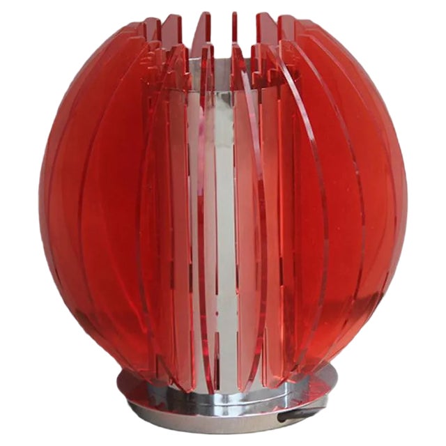 Table Lamp in Acrylic Glass, 1980s For Sale