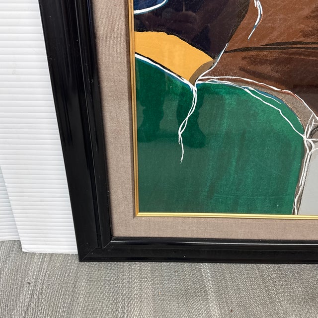 Wood Circa 1997 Itzchak Tarkay Suzanne Serigraph, Signed For Sale - Image 7 of 12