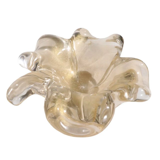 Mid 20th Century Murano Aventurine Bowl by Seguso C 1950/1960's For Sale - Image 5 of 13