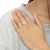10K Yellow Gold Diamond Cocktail Ring (1/2 Cttw, J-K Color, I2-I3 Clarity) - Size 6 EVS1010 For Sale In New York - Image 6 of 7