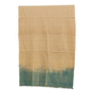 Organic Peace Silk Throw, Monsoon Sky For Sale