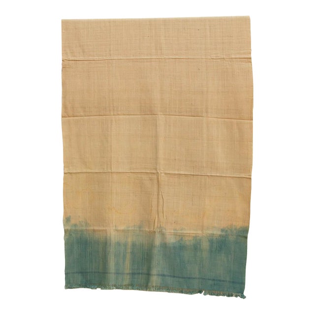 Organic Peace Silk Throw, Monsoon Sky For Sale