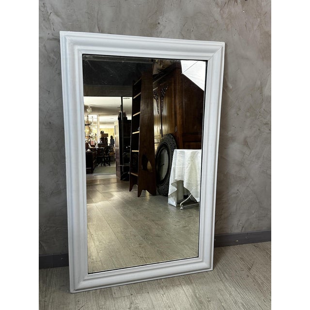 Antique Mirror with Wooden Frame, 1890s For Sale - Image 5 of 9