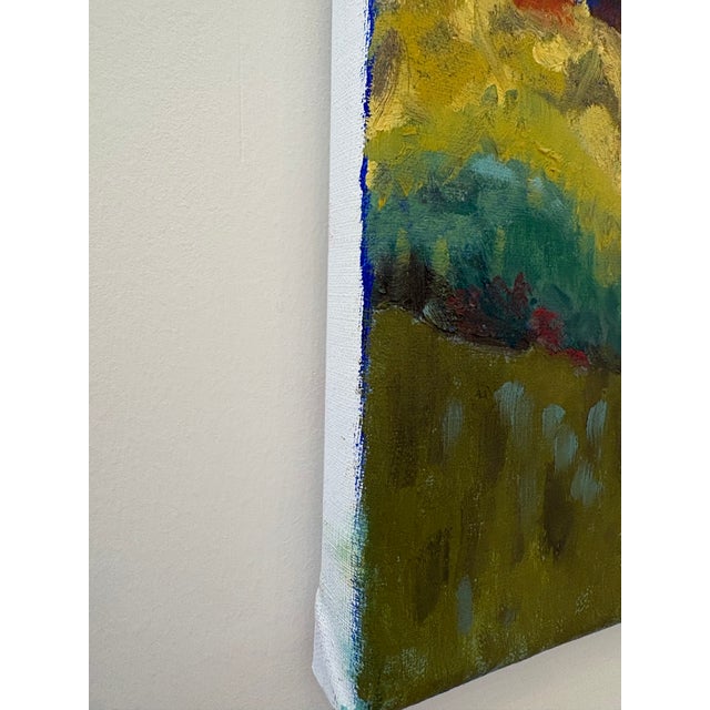 Wood “Autumn Lane” Oil on Linen by Nancy M. Vignola - For Sale - Image 7 of 7