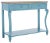 Wood Katie Console with 2 Storage Drawer - Blue/Oak For Sale - Image 7 of 11