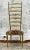 Wood Vintage Gilt Ladderback Chair After Gio Ponti For Sale - Image 7 of 7