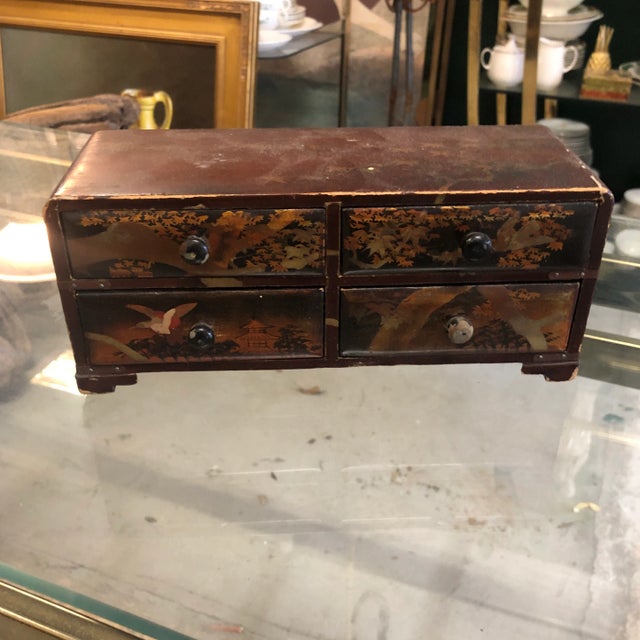 Vintage Chinoiserie Jewelry Box For Sale In Atlanta - Image 6 of 6