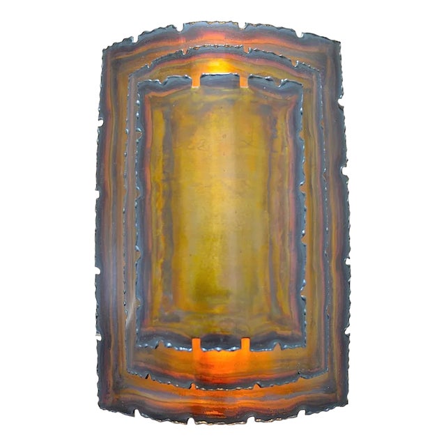 Scandinavian Copper Wall Lamp attributed to Svend Aage Holm Sørensen for Thea, 1960s For Sale