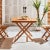 Contemporary Kresler Folding Table - Natural For Sale - Image 3 of 10