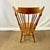 Traditional Mid-Century Colonial Boho Chic Ethan Allen Heirloom Nutmeg Maple Windsor Chair. For Sale - Image 3 of 11