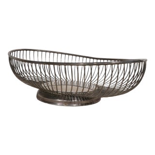 Vintage Wire Fruit Bowl For Sale
