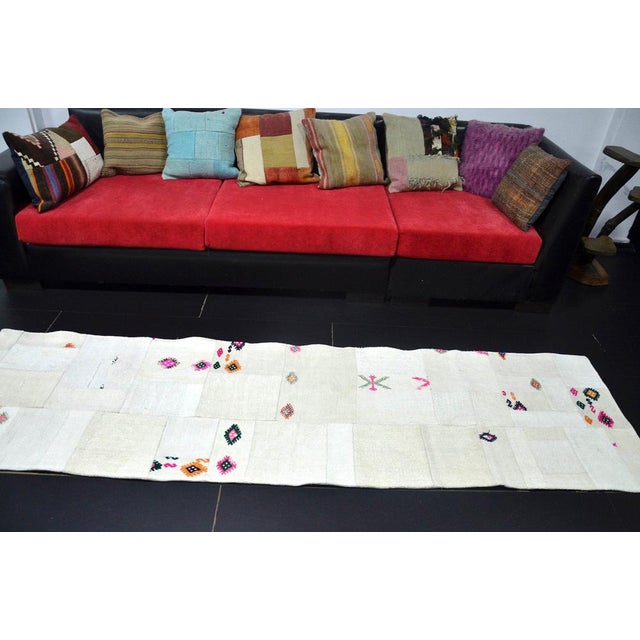 Vintage Hemp Patchwork Runner Rug, 1960s For Sale - Image 3 of 10