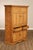 Pine Country Style Armoire Cabinet With Drawers For Sale - Image 4 of 18